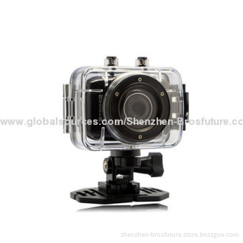 720P 2.0-inch TFT Touch Screen Waterproof Loop Recording Mini Outdoor Sports Cameras, 66*43*27mmNew
